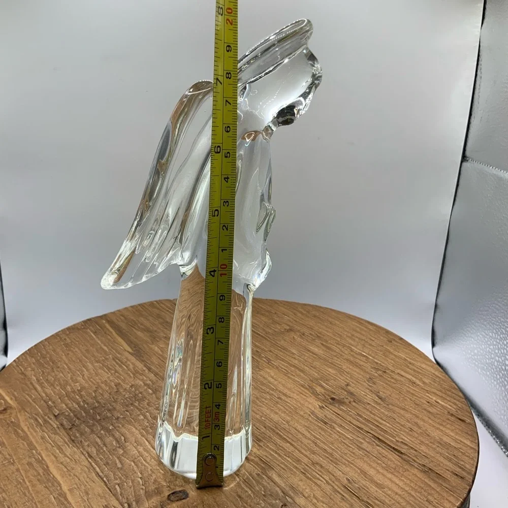 Crystal Glass Vintage Angel 8" Figurine - Picture 8 of 8